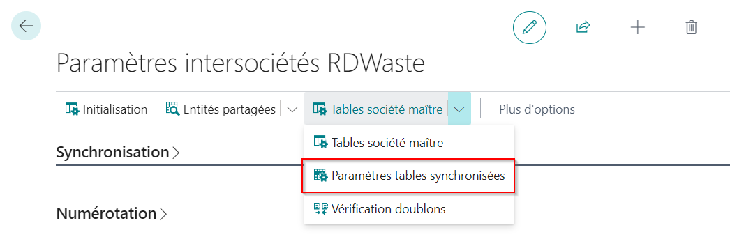 Init. mappage tables
