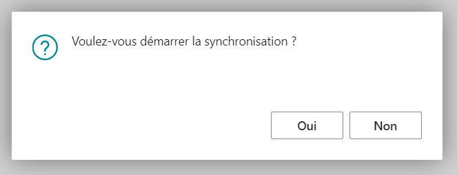 Confirmation synchronisation